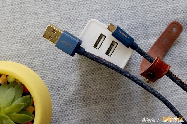 旅行充电套装,双口充电头+牛仔数据线